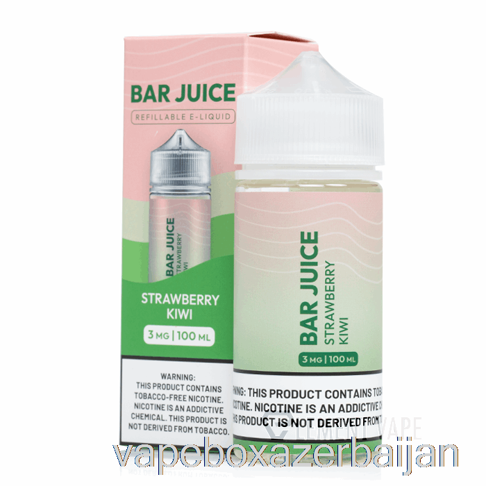 Vape Baku Strawberry Kiwi - Bar Juice - 100mL 0mg